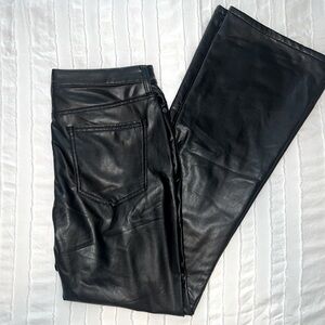 Banana Republic Faux Leather Boot cut Black Women’s Jeans
